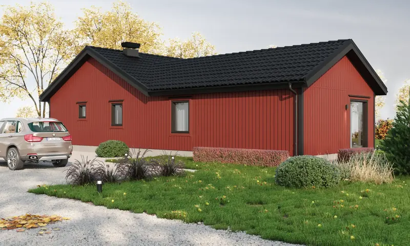 Enplanshus Laxå 150, exteriör, bild 5